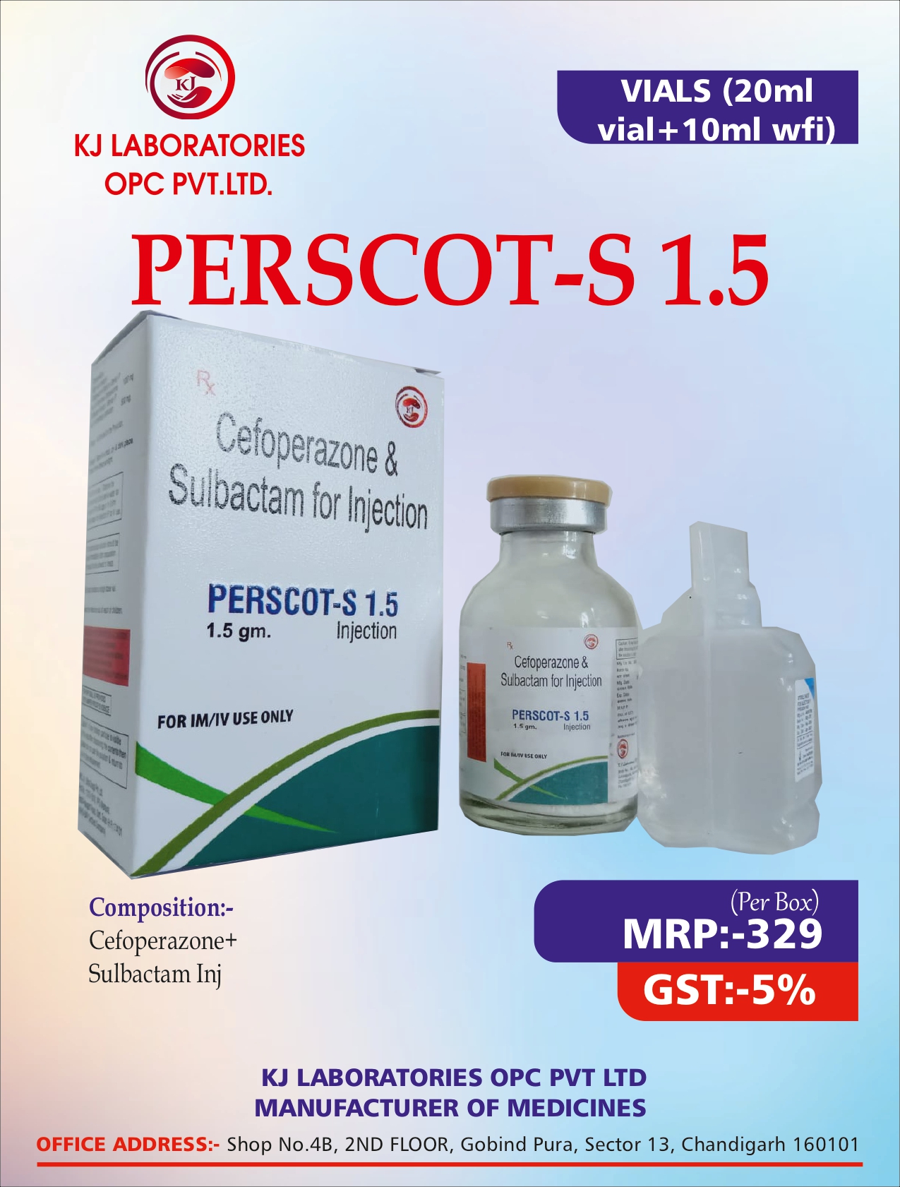 Cefoperazone & Sulbactam for Injection