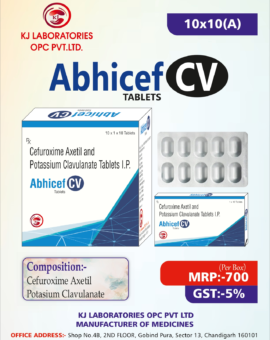 Cefuroxime Axetil and Potassium Clavulanate Tablets I.P.