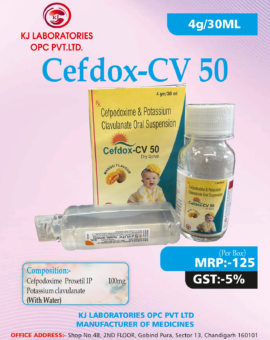 Cefpodoxime & Potassium Clavulanate Oral Suspension
