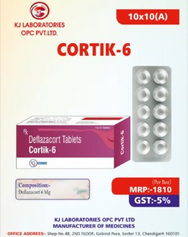 Deflazacort Tablets Cortik-6