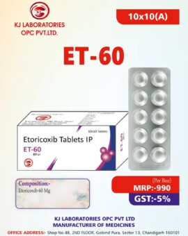 10x10 T Etoricoxib Tablets IP