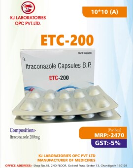 Itraconazole Capsules B.P. ETC-200