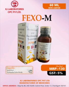 Montelukast and Fexofenadine Suspension