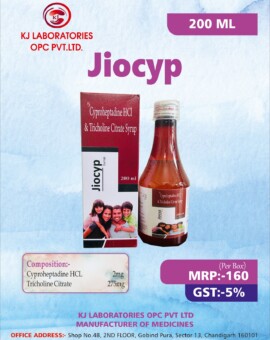 Cyproheptadine HCL Tricholine Citrate