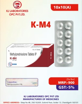 Methylprednisolone Tablets IP K-M4