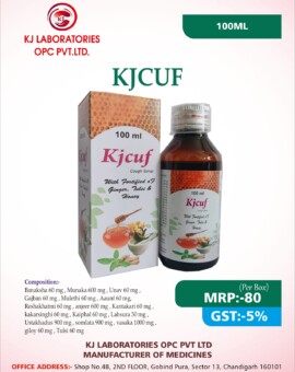 Cough Syne With Fortified F Ginger. Tulsi & Honey