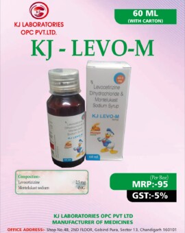 Levocetinzine Dihydrochloride & Montelukast Sodium Syrup