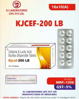 Cefixime & Lactic Acid Bacillus Dispersible Tablets