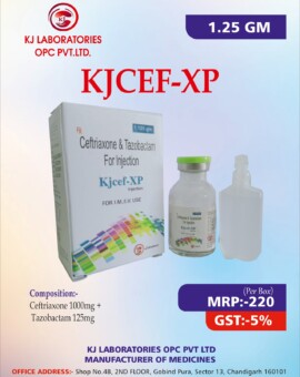 Ceftriaxone & Tazobactam For Injection