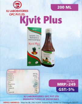 Lycopene, Zinc, Multivitamin & Multimineral Syrup