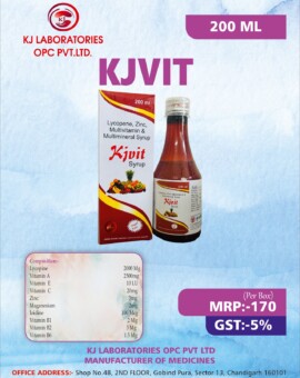Lycopene, Zinc, Multivitamin & Multimineral Syrup