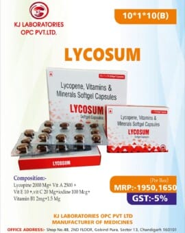Lycopene, Vitamins & Minerals Softgel Capsules