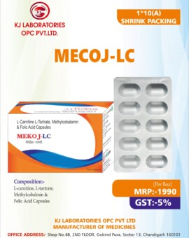 L-Carnitine L-Tartrate, Methylcobalamin & Folic Acid Capsules
