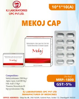 Methylcobalarrin, Alpha Lipoic Acid, Folic Acid, Thiamine Mononitrate & Pyridoxine Capsules