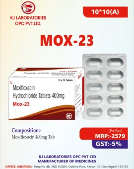 Moxifloxacin Hydrochloride Tablets 400mg