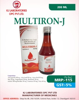 A Herbal Iron Tonic with benefits of Multivitamins