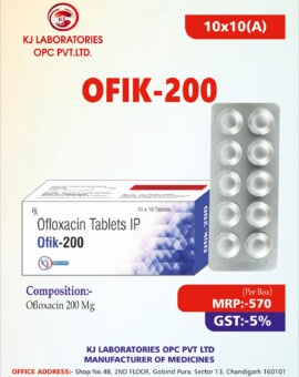 Ofloxacin Tablets IP Ofik-200