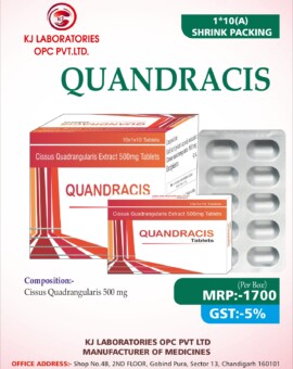 Cissus Quadrangularis Extract 500mg Tablets
