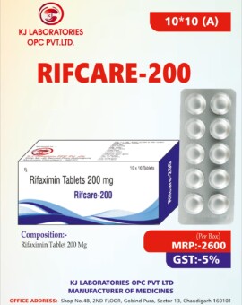 Rifaximin Tablets 200 mg Rifcare-200