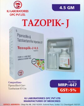 Piperacillin & Tazobactam For Injection LP.