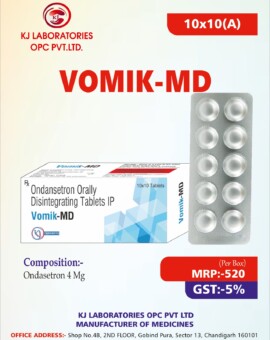 Ondansetron Orally Disintegrating Tablets IP