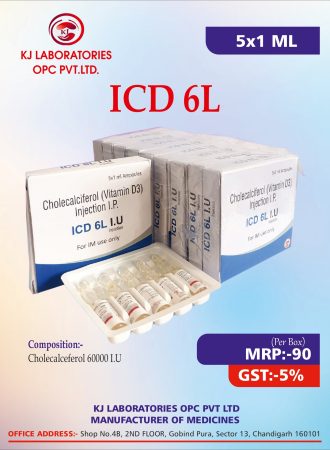 Cholecalciferol (Vitamin D3) Injection I.P. 19 C
