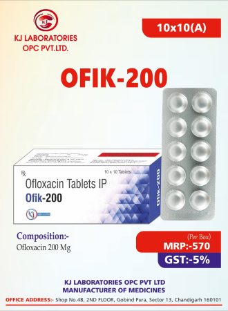 Ofloxacin Tablets IP Ofik-200