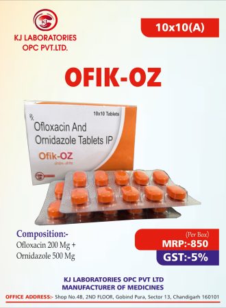 Ofloxacin And Ornidazole Tablets IP