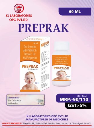 Zinc Gluconate with Prebiotic & Probiotic For Oral Suspension